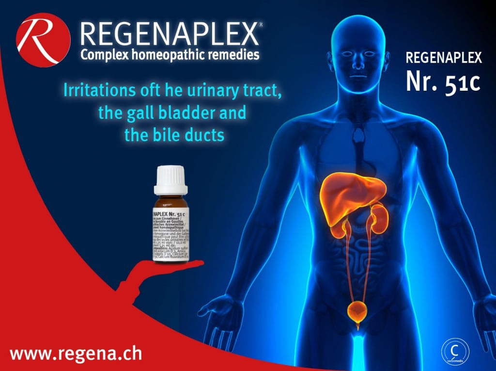 REGENAPLEX Nr 51c - Irritations oft he urinary tract, the gall bladder and the bile ducts
